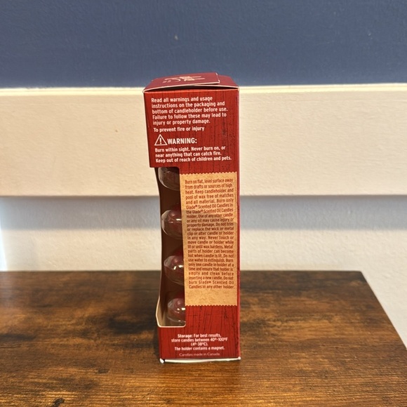 Glade SCENTED OIL Candle Refills Apple Cinnamon 1 Pack of 4 NEW OLD STOCK - Picture 2 of 5